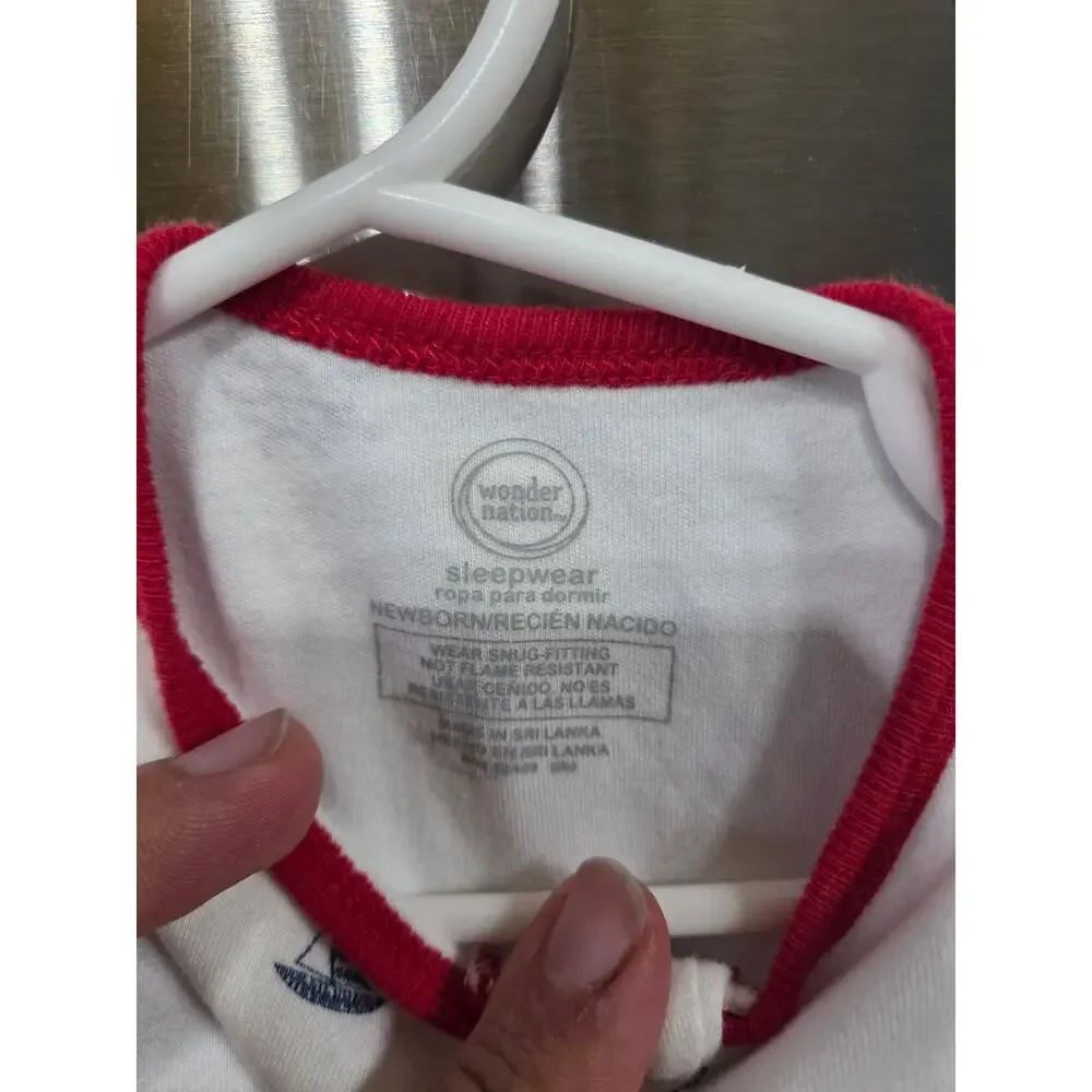 5/$15 Nautical Sleeper - Wonder Nation - NB